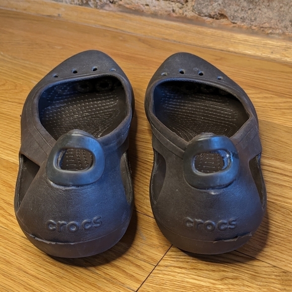 Crocs Women's Size 8 Brown Kadee Slingback Comfort Ballet Slippers - Picture 3 of 8